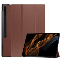 iMoshion Trifold Bookcase Samsung Galaxy Tab S8 Ultra - Bruin