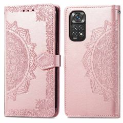 iMoshion Mandala Bookcase Xiaomi Redmi Note 11(S) - Rosé Goud