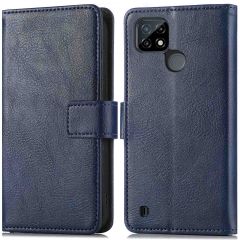 iMoshion Luxe Booktype Realme C21 - Donkerblauw