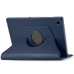 iMoshion 360° draaibare Bookcase Samsung Galaxy Tab A8 (2021) - Donkerblauw
