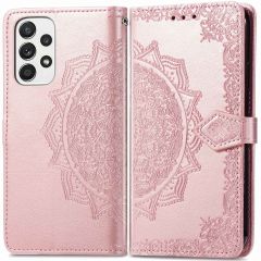 iMoshion Mandala Booktype Samsung Galaxy A53 - Rosé Goud