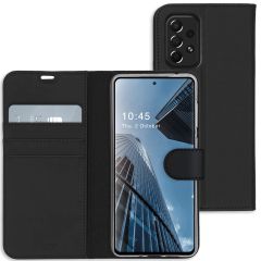 Accezz Wallet Softcase Booktype Samsung Galaxy A73 - Zwart