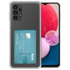 iMoshion Softcase Backcover met pashouder Samsung Galaxy A13 (5G) - Transparant