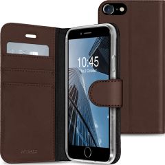 Accezz Wallet Softcase Booktype iPhone SE (2022 / 2020) / 8 / 7 / 6(s) - Donkerbruin