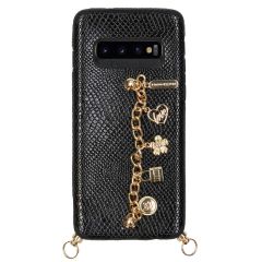 My Jewellery Telefoon koordhoesje met ketting Samsung Galaxy S10 - Zwart