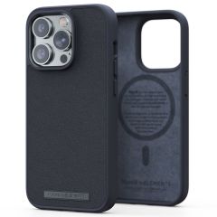 Njorð Collections Genuine Leather MagSafe Case iPhone 14 Pro - Black