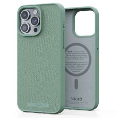 Njorð Collections Fabric MagSafe Case iPhone 15 Pro Max - Turquoise