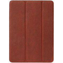 Decoded Leather Slim Cover iPad 10.9 (2022) - Bruin