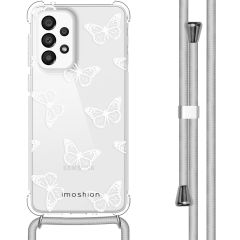 iMoshion Design hoesje met koord Samsung Galaxy A33 - Butterfly