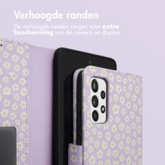 iMoshion Design Bookcase Samsung Galaxy A52(s) (5G/4G) - White Daisy