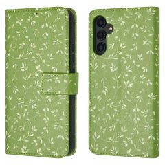 iMoshion Design Bookcase Samsung Galaxy A54 (5G) - Green Flowers