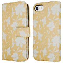 iMoshion Design Bookcase iPhone SE (2022 / 2020) / 8 / 7 / 6(s) - Yellow Flowers