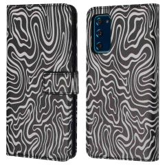 iMoshion Design Bookcase Samsung Galaxy S20 FE - Black And White