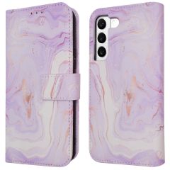 iMoshion Design Bookcase Samsung Galaxy S22 - Purple Marble