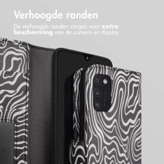 iMoshion Design Bookcase Samsung Galaxy A41 - Black And White