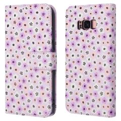 iMoshion Design Bookcase Samsung Galaxy S8 - Purple Flowers