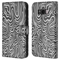 iMoshion Design Bookcase Samsung Galaxy S8 - Black And White