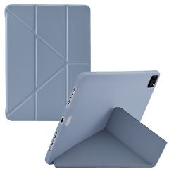 iMoshion Origami Bookcase iPad Air 11 inch (2024) M2 / Air 5 (2022) / Air 4 (2020) / Pro 11 (2018 / 2020 / 2021 / 2022) - Dark Lavender