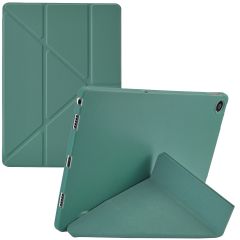 iMoshion Origami Bookcase Lenovo Tab M10 Plus (3rd gen) - Donkergroen