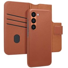 Accezz Leather Bookcase 2-in-1 met MagSafe Samsung Galaxy S23 - Sienna Brown