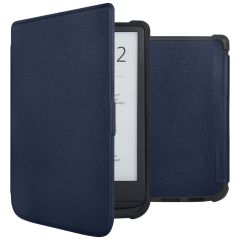 iMoshion Slim Soft Case Sleepcover Pocketbook Touch Lux 5 / HD 3 / Basic Lux 4 / Vivlio Lux 5 - Donkerblauw