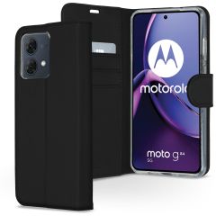 Accezz Wallet Softcase Bookcase Motorola Moto G84 - Zwart