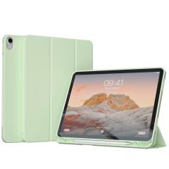 Accezz Smart Silicone Bookcase iPad Air 11 inch (2024) M2 / Air 5 (2022) / iPad Air 4 (2020) - Lichtgroen