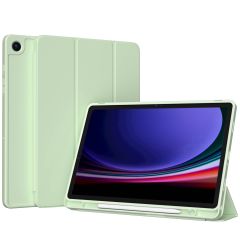 Accezz Smart Silicone Bookcase Samsung Galaxy Tab A9 Plus - Lichtgroen