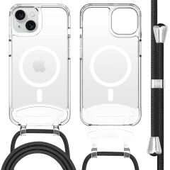 iMoshion MagSafe Backcover met afneembaar koord iPhone 15 - Transparant