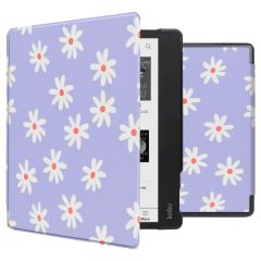 iMoshion Design Slim Hard Case Sleepcover met stand Kobo Elipsa 2E - Flowers Distance