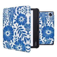 iMoshion Design Slim Hard Case Sleepcover met stand Kobo Sage / Tolino Epos 3 - Flower Tile