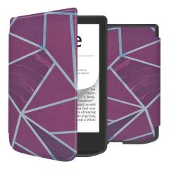 iMoshion Design Slim Soft Case Sleepcover Pocketbook Verse / Verse Pro / Vivlio Light / Light HD - Bordeaux Graphic