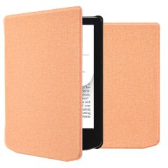 iMoshion Canvas Sleepcover Bookcase Pocketbook Verse / Verse Pro / Vivlio Light / Light HD - Peach