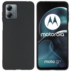 iMoshion Color Backcover Motorola Moto G14 - Zwart