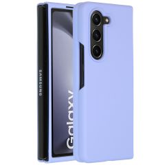 Accezz Liquid Silicone Backcover Samsung Galaxy Z Fold 5 - Paars