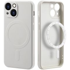 iMoshion Color Backcover met MagSafe iPhone 13 Mini - Beige