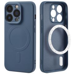 iMoshion Color Backcover met MagSafe iPhone 14 Pro - Donkerblauw