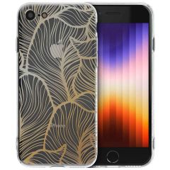 iMoshion Design hoesje iPhone SE (2022 / 2020) / 8 / 7 - Golden Leaves