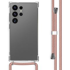 iMoshion Backcover met koord Samsung Galaxy S24 Ultra - Rosé Goud