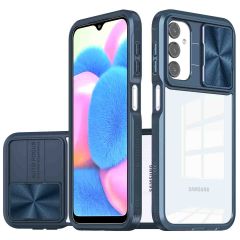 iMoshion Camslider Backcover Samsung Galaxy A25 - Donkerblauw