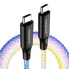 iMoshion Snellaadkabel RGB - USB-C naar USB-C kabel - 2 meter