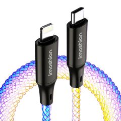 iMoshion Snellaadkabel RGB - USB-C naar Lightning kabel - 2 meter