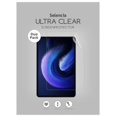 Selencia Duo Pack Ultra Clear Screenprotector Xiaomi Pad 6 / 6 Pro - Transparant