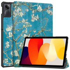 iMoshion Trifold Design Bookcase Xiaomi Redmi Pad SE - Groene Plant
