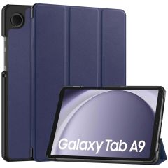 iMoshion Trifold Bookcase Samsung Galaxy Tab A9 8.7 inch - Donkerblauw