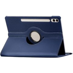 iMoshion 360° draaibare Bookcase Samsung Galaxy Tab S9 Plus - Donkerblauw