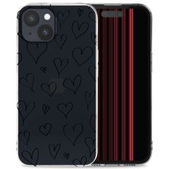 iMoshion Design hoesje iPhone 15 - Hearts