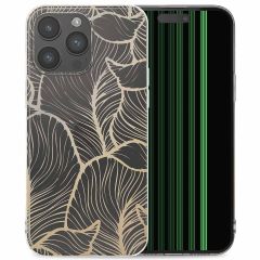 iMoshion Design hoesje iPhone 15 Pro Max - Golden Leaves