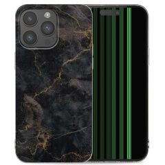 iMoshion Design hoesje iPhone 15 Pro Max - Black Marble