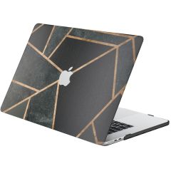 iMoshion Design Laptop Cover MacBook Air 15 inch (2023) - Black Graphic